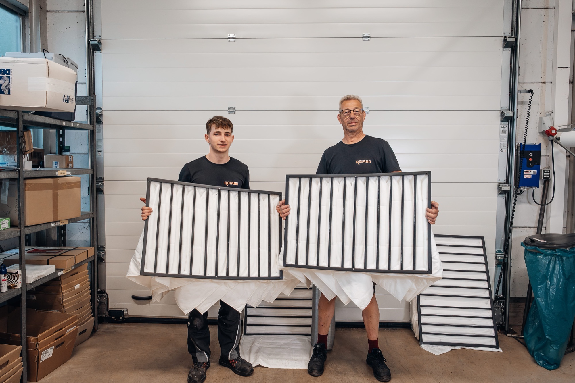 Raumlufttechnische Anlage mit isolierten Lüftungsrohren